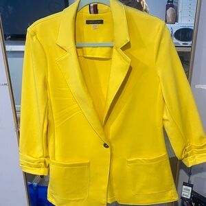 Tommy Hilfiger Vibrant Yellow Women's Blazer